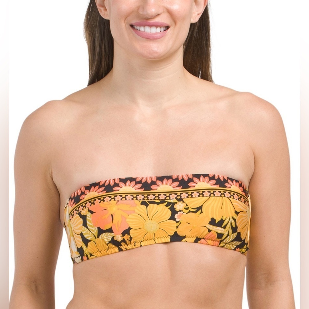Sunshine 79 Women's Flow Pow Bandeau Bra Swimsuit Top, Size 10, NWT - Picture 2 of 9